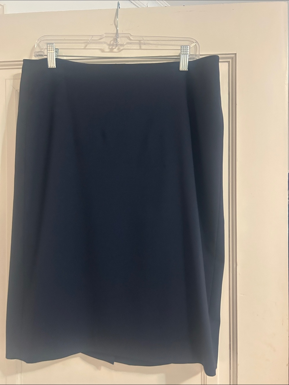 Theory Classic Navy Straight Skirt